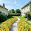 UV-resistente kunstige blomster Yellow24Bundles 6