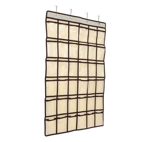 36Clear Pocket Over Door Organizer για Ρούχα, Κοσμήματα, Τηλέφωνα και Είδη Τάξης 2