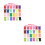 2Ensembles Kit Argile Colorée Sèche Outils Modelage Bricolage Enfants 5