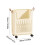 Panier à linge pliable à roulettes 50 L ventilé 3
