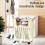 Panier à linge pliable à roulettes 50 L ventilé 5