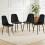 (Black, 4) 2/4/6x Dining Chairs metal Legs Home office 1