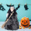 Διακόσμηση για το Halloween με το δέντρο των μάγισσες, κρεμαστές διακοσμήσεις για το 3