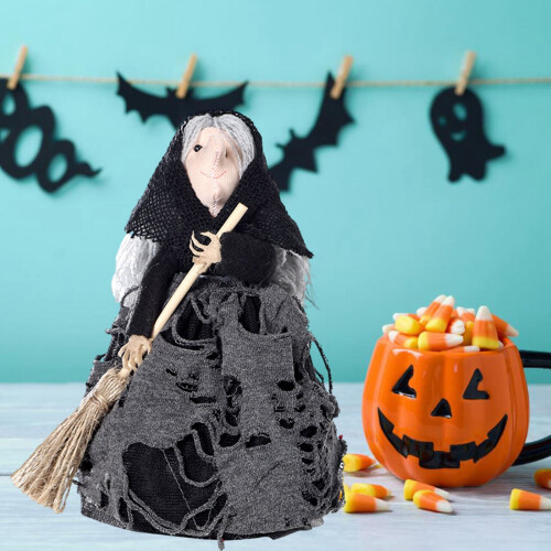 Διακόσμηση για το Halloween με το δέντρο των μάγισσες, κρεμαστές διακοσμήσεις για το 2