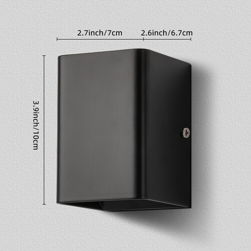 Μοντέρνα φωτιστικά τοίχου LED Up-Down Wall Mount Light 5W Wall Lighting για σαλόνι, υπνοδωμάτιο, 1