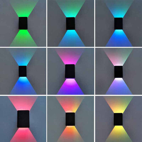 Μοντέρνα φωτιστικά τοίχου LED Up-Down Wall Mount Light 5W Wall Lighting για σαλόνι, υπνοδωμάτιο, 2
