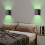 Μοντέρνα φωτιστικά τοίχου LED Up-Down Wall Mount Light 5W Wall Lighting για σαλόνι, υπνοδωμάτιο, 6