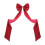 Large Red Satin Bow Decoration 75 x 18 in 2