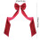 Large Red Satin Bow Decoration 75 x 18 in 3