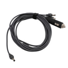 Cable de alimentación DC para satélite 3 en 1 12V/24V 10m Negro