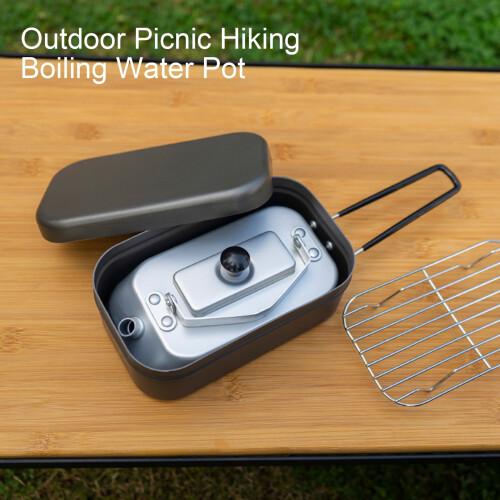 300ml Portable Aluminum Camping Kettle 2