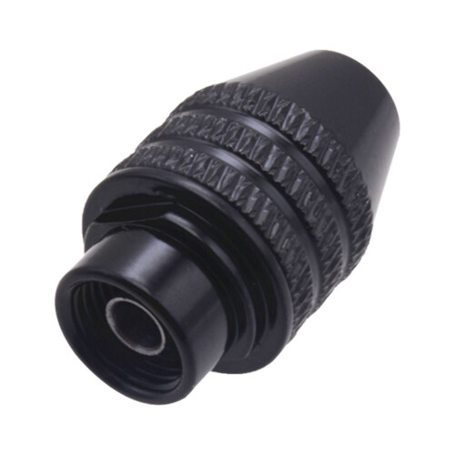 2pcs 8x0.75 Size Practical Universal Three-jaw Chuck Keyless Drill Chuck Black Long 2