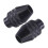 2pcs 8x0.75 Size Practical Universal Three-jaw Chuck Keyless Drill Chuck Black Long 6
