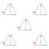 5Ensembles Triangle Musical Acier Enfant Argenté Durable Et 5