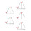 5Ensembles Triangle Musical Acier Enfant Argenté Durable Et 6
