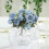 Silk Peony Rose Hydrangea Bouquets 12 in (2 pcs) 3