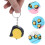 Conjunto de 10 mini trenas retráteis para chaveiro. 3