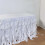 Taffeta Table Skirt 17 ft x 29 in White 4