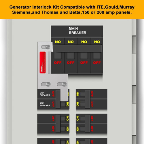 Interlock Kit for ITE Gould Murray Thomas Betts Panels 150A 1