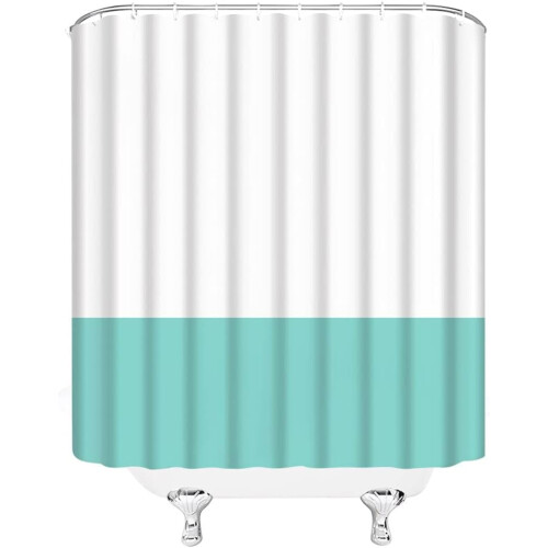 Boho Shower Curtain with Hooks 84 x 72 in 2