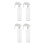 4Pcs Clear Plastic Spray Bottles Easy Press Trigger for Liquid Use 2