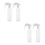 4Pcs Clear Plastic Spray Bottles Easy Press Trigger for Liquid Use 5