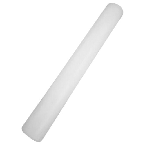 3Pcs Smooth White Plastic Rolling Pin for Pasta Pizza Dough 1