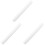 3Pcs Smooth White Plastic Rolling Pin for Pasta Pizza Dough 4