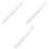 3Pcs Smooth White Plastic Rolling Pin for Pasta Pizza Dough 5