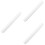 3Pcs Smooth White Plastic Rolling Pin for Pasta Pizza Dough 8