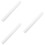 3Pcs Smooth White Plastic Rolling Pin for Pasta Pizza Dough 9