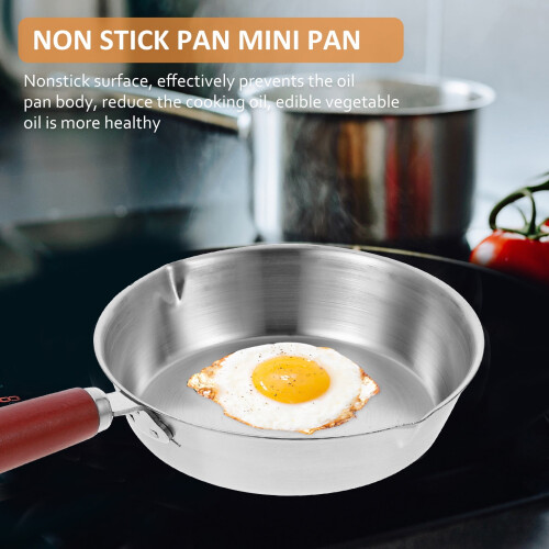 Mini Cast Iron Frying Pan for Eggs, 2-Pack 1