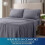 Queen Bed Sheet Set - Brushed Microfiber, 4-Piece, Deep 4