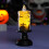 Κεριά LED χωρίς φλόγα για το Halloween με αυτοκόλλητα νυχτερίδας και κολοκύθας – 5