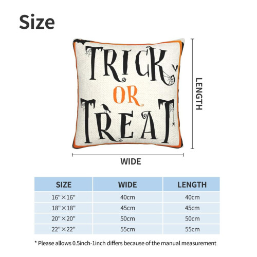 Halloween-kuddfodral 45x45 cm, 2-pack 1