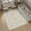 Taupe5x7Vintage Πλενόμενο Χαλί – Αντιολισθητικό, Χαμηλό Πέλος, Ρετρό Πινελιά για Σαλόνι, 3