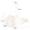 White Cloud Pendant Light Nordic Cotton Ceiling Fixture 1 7