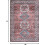 4x6 Vintage Boho Washable Area Rug Pink 2