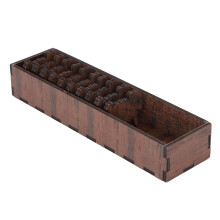 Holz-Tier-Spulen-Set, Kiefernholz-Organizer