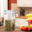 750 ml plastic graanbewaarpot met sluitklem 2