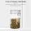 750 ml plastic graanbewaarpot met sluitklem 3