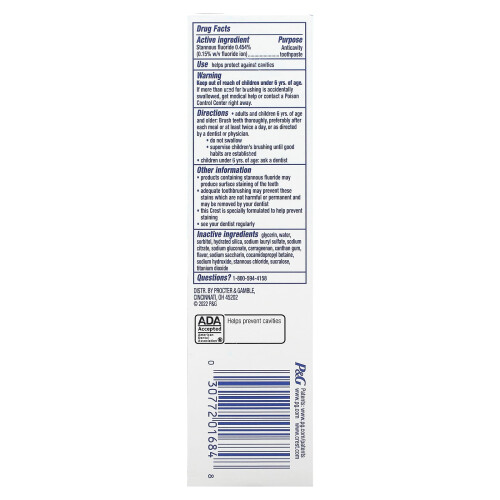 Crest Κρέστ, Kids, Advanced, Fluoride Anticavity Toothpaste, 6+ Yrs, Strawberry, 4.1 oz (116 g) 2
