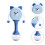 Babyspeelgoed Rammelaar Drum Plastic Training Grijpen 4