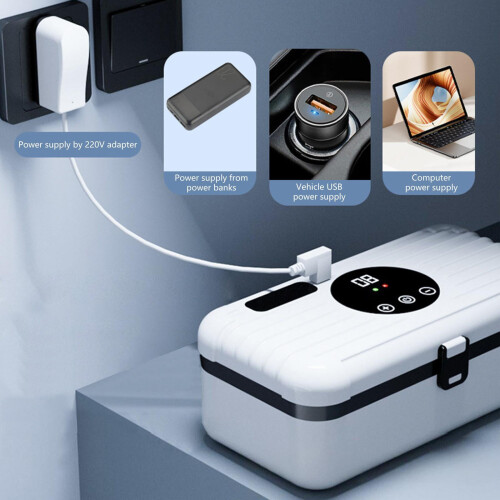 Portable Diabetic Cooling Box Fridge Cooling Case with Temperature Display Screen Refrigerator 1