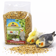 Jr Farm Big Parakeets - Pokarm Dla Nimf I Innych Średnich Papug - Wzbogacony O  Muszle Ostryg 1Kg