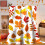 Pumpkin Fall Throw Blanket 100x70cm Orange Flannel 2