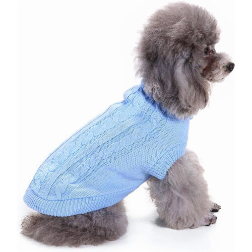 Dog Sweater Warm Turtleneck Christmas Style for Small 1