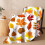 Pumpkin Fall Throw Blanket 100x70cm Orange Flannel 4