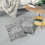 Set di federe boho nere e grigie, 45x45 cm, in cotone e lino. 5