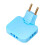 EU Plug 180 Degree Rotatable Converter 3-1 EU to US Extension Plug Multi-Plug Wireless Outlet Adapter Socket 1